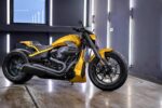 Harley-Davidson personalizada estilo dragster: potencia extrema y diseño único de Box39