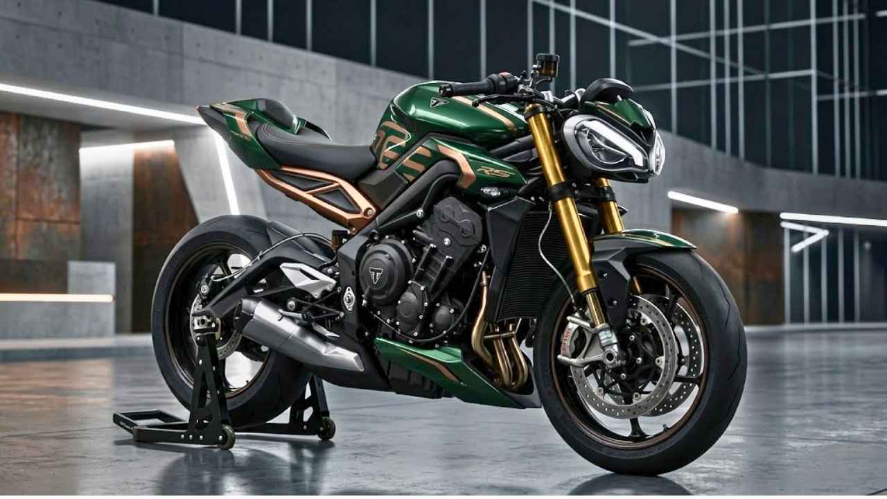 Moto Triumph Tiger Sport 800 en Color Azul Caspian – Diseño Deportivo y Potente