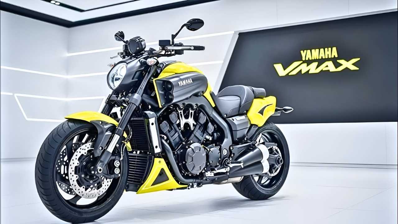 Yamaha VMAX V4 1800: La Moto Muscle de Alto Rendimiento con Potencia Brutal y Estilo Icónico